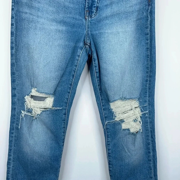 Madewell Perfect Vintage Jean Denman Wash Distressed High Rise Size 28 - Picture 4 of 13